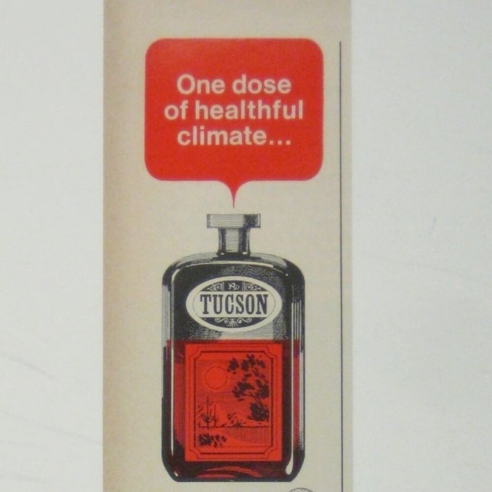 Tucson Healthful Climate Vintage Print Ad November 1966
